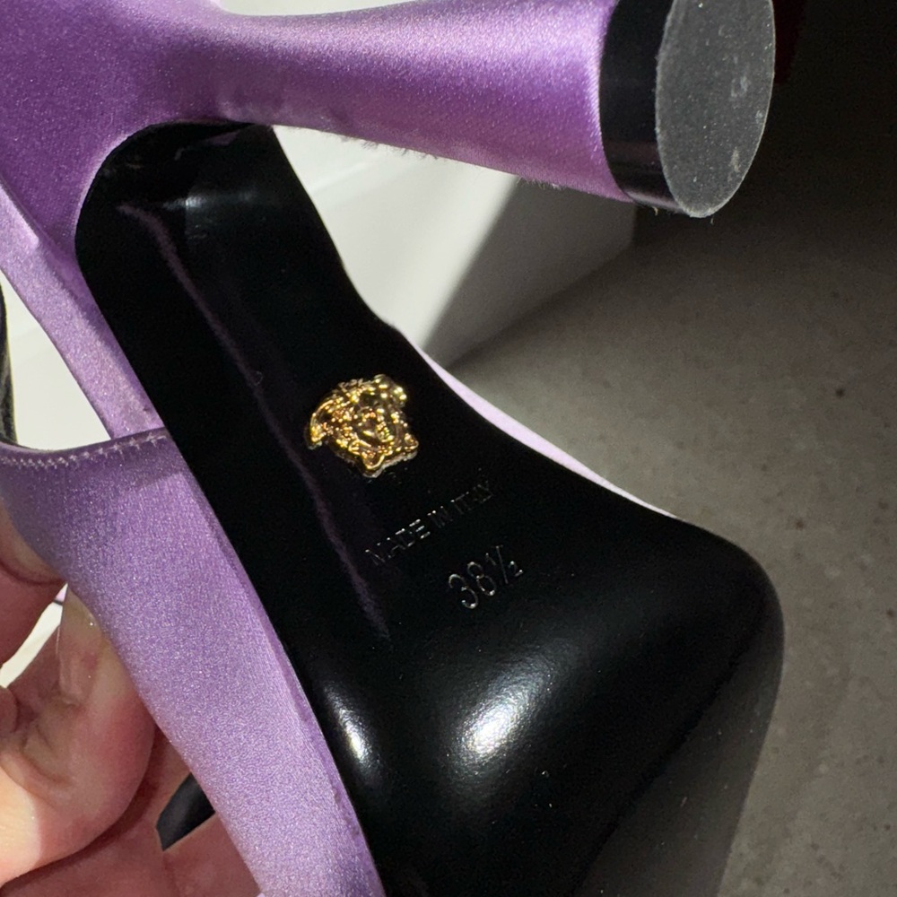 Versace tribute Women's satin slingback - Picture 4 of 7
